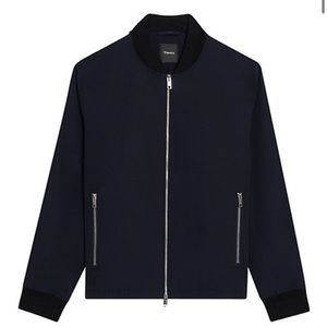 Theory City Bomber Jacket (Baltic blue)